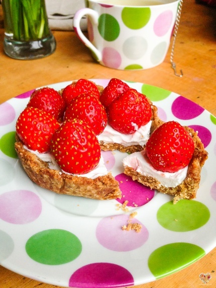 tarta de fresas frutillas vegana recetas alma verde blog