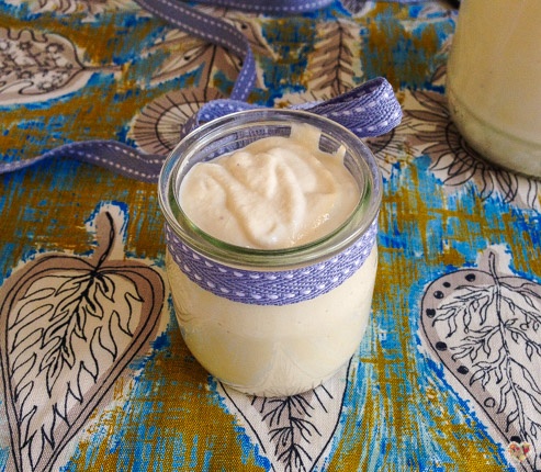 yogur fermentado de anacardos castanas de caju con rejuvelac vegano