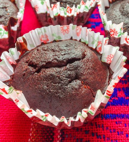 Muffins de chocolate sin gluten