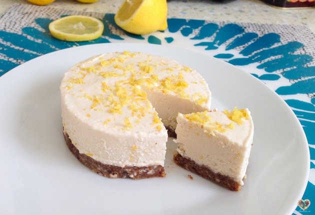 cheesecake de limon crudivegano receta alma verde