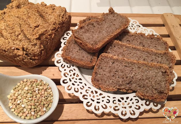 Receta de pan sin gluten de trigo sarraceno sin levadura